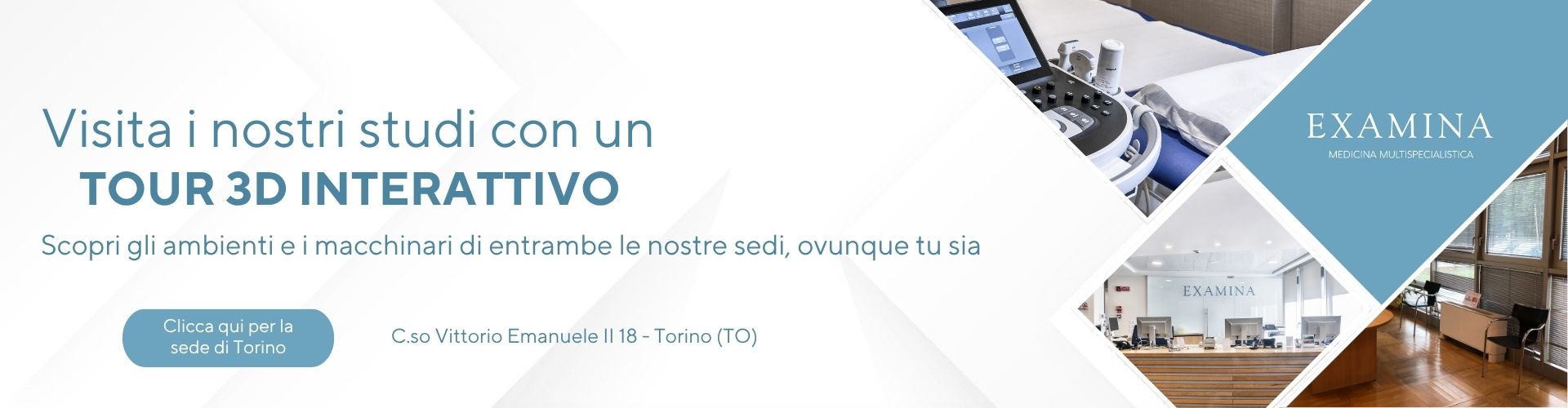 Visita i nostri studi con un TOUR 3D INTERATTIVO